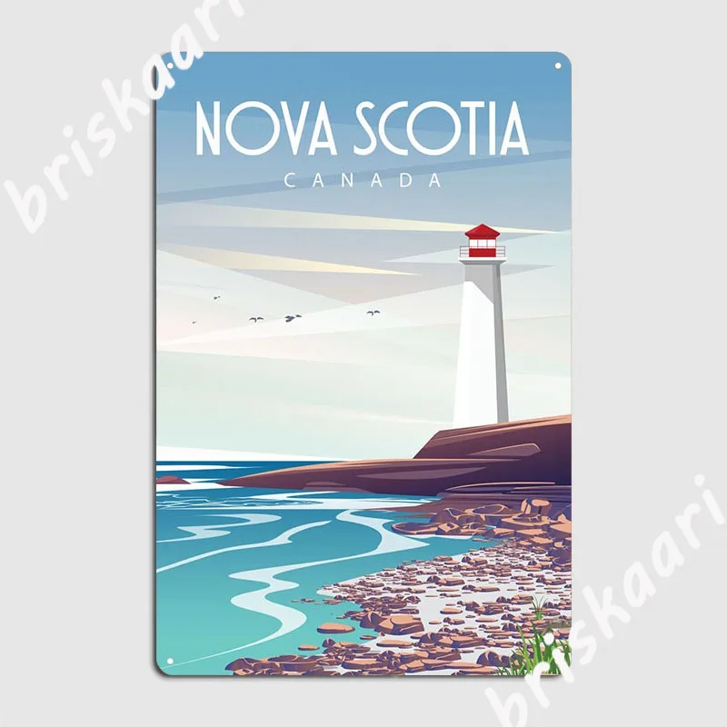 Nova Scotia Metal Sign Designi - Nova Decor & Lighting Julestjerne のレビューと価格