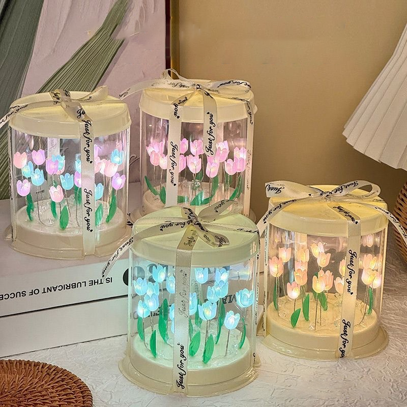 DIY Tulip Lamp Simulation Flow - Lighting Decoration In Bedroom のレビューと価格