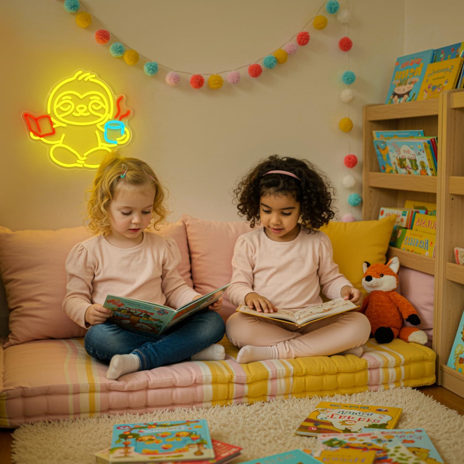 Sloth Neon Sign USB Dimmable L - Lighting Decoration In Bedroom のレビューと価格