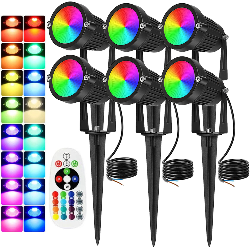 RGBW Landscape Lighting 10W wi - Lighting Christmas Decor のレビューと価格