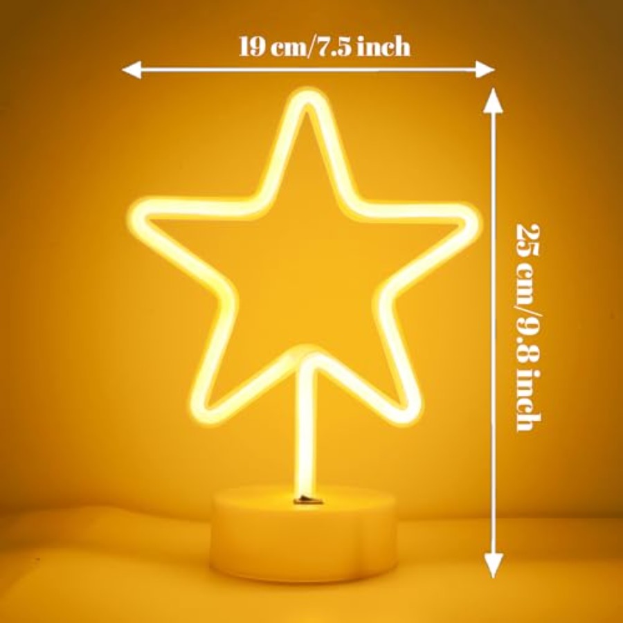 Warm White Star Shaped LED Neo - Lighting Christmas Decor のレビューと価格