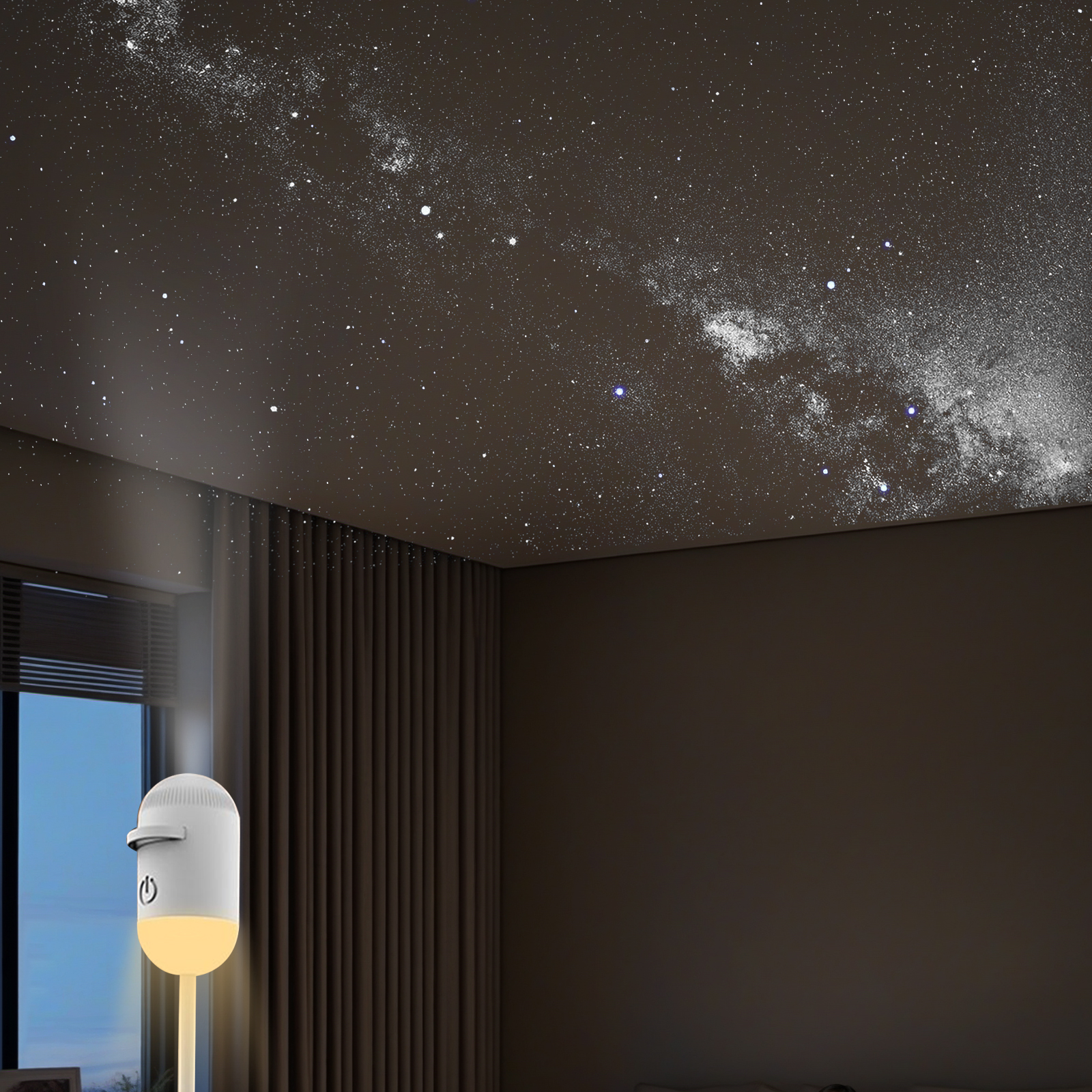 Mini Galaxy Star Projector Nig - Lighting Decoration In Bedroom のレビューと価格