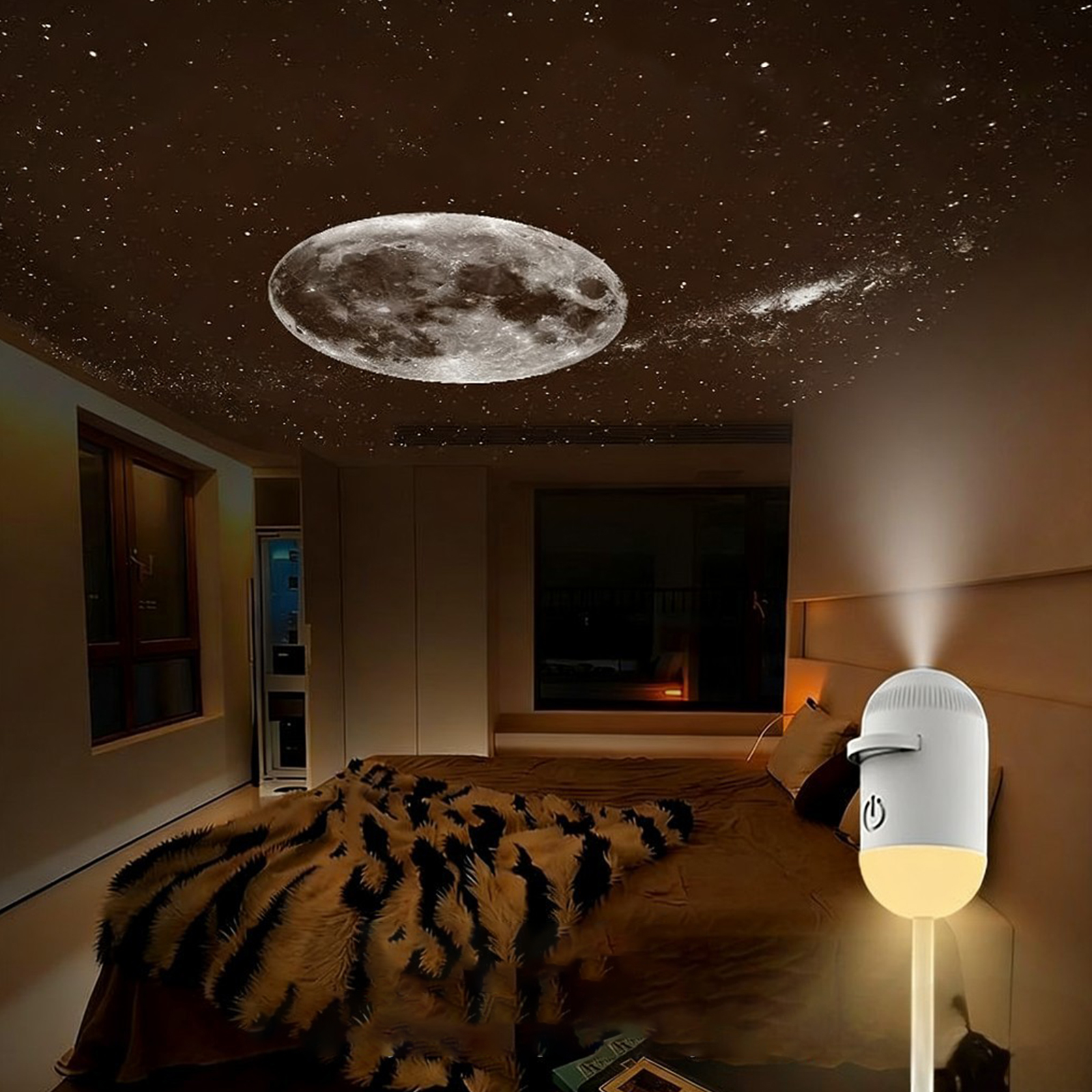 Mini Galaxy Star Projector Nig - Lighting Decoration In Bedroom のレビューと価格