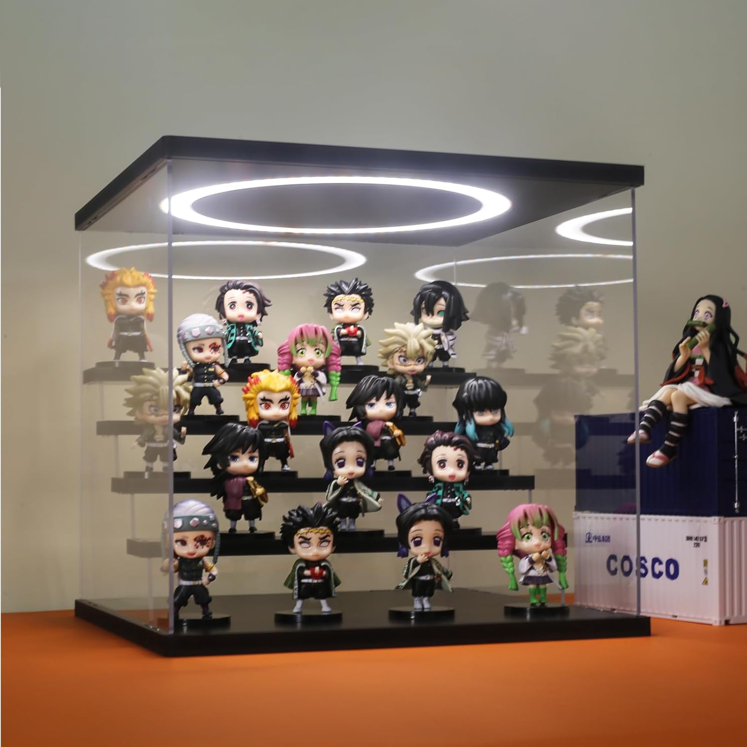Acrylic Display Case with Adju - Lighting & Home Decor Studio のレビューと価格