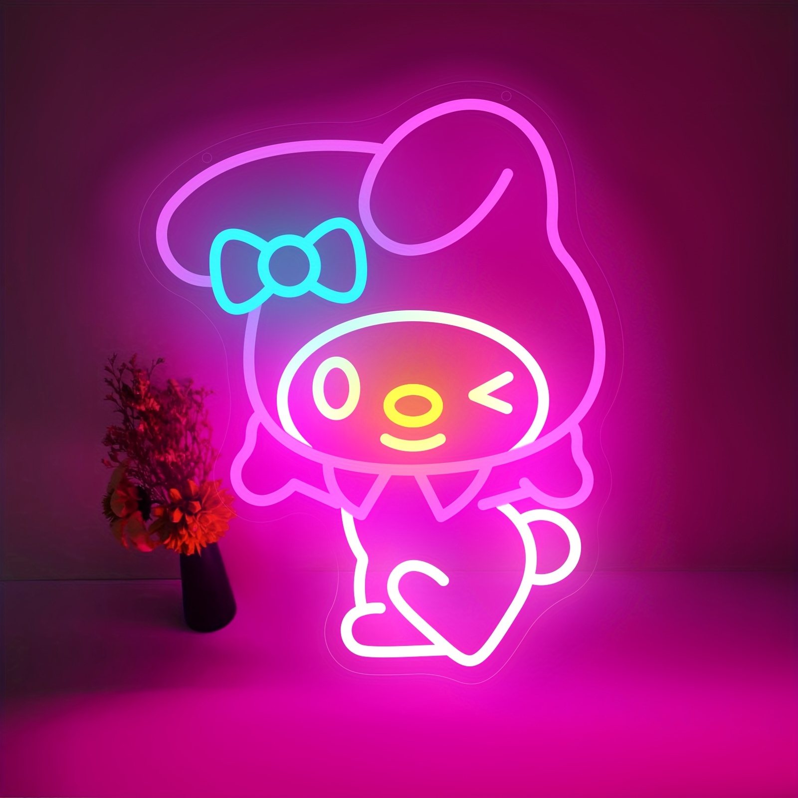 My Melody Neon Sign for Wall D - Bedroom Lighting Decor Ideas のレビューと価格