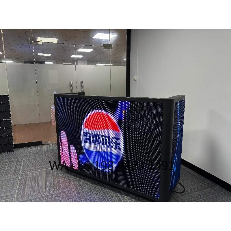 Portable DJ Booth Facade LED V - Lighting Decoration Stand のレビューと価格
