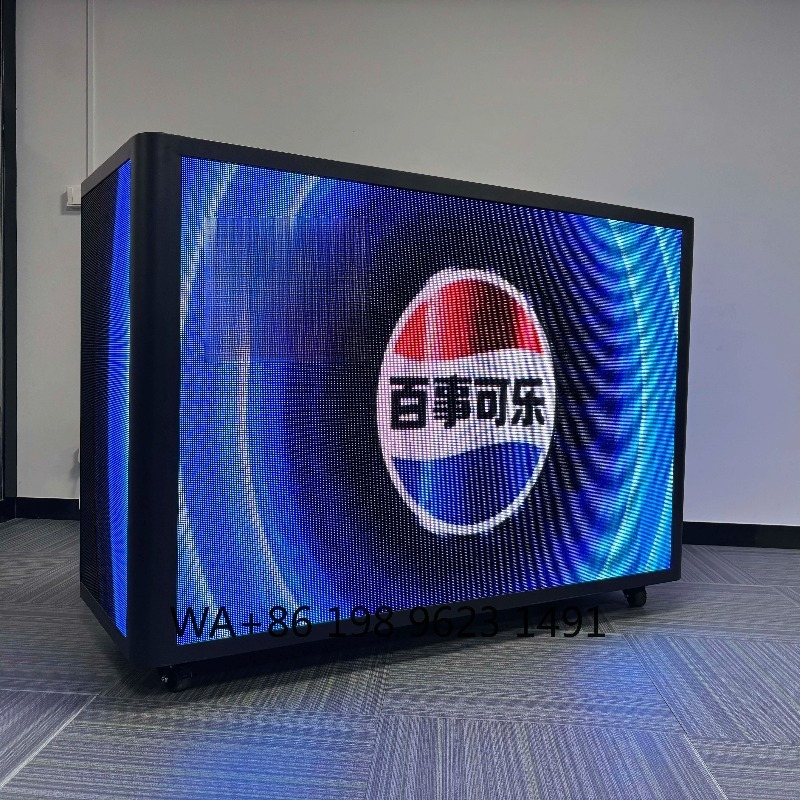 Portable DJ Booth Facade LED V - Lighting Decoration Stand のレビューと価格