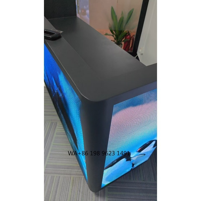 Portable DJ Booth Facade LED V - Lighting Decoration Stand のレビューと価格
