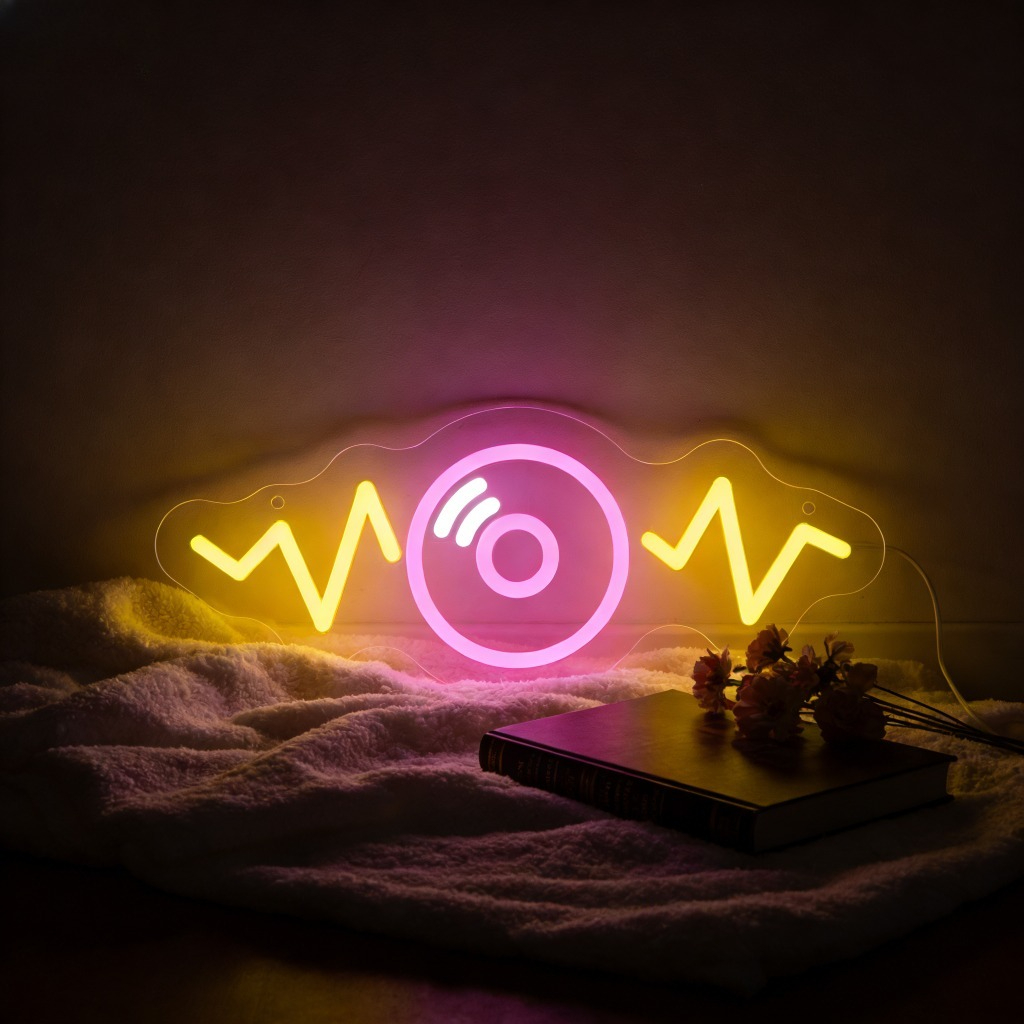 Sound Wave LED Neon Sign for B - Outdoor Lighting Decor Wow のレビューと価格