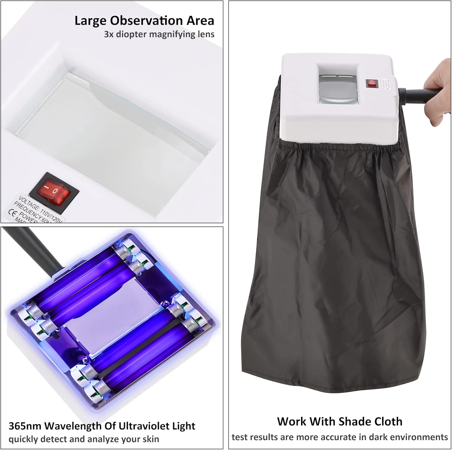 Woods Lamp Skin Analyzer,Magni - Lighting Jockey のレビューと価格