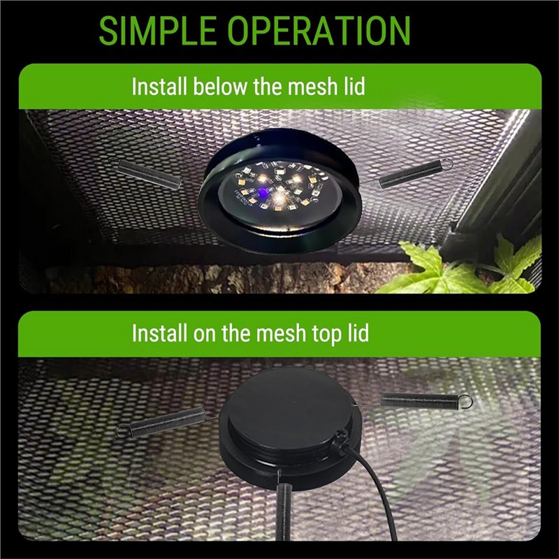 【ORNAMENT】Full Spetrum LED UVA - Gecko Lighting & Decor のレビューと価格