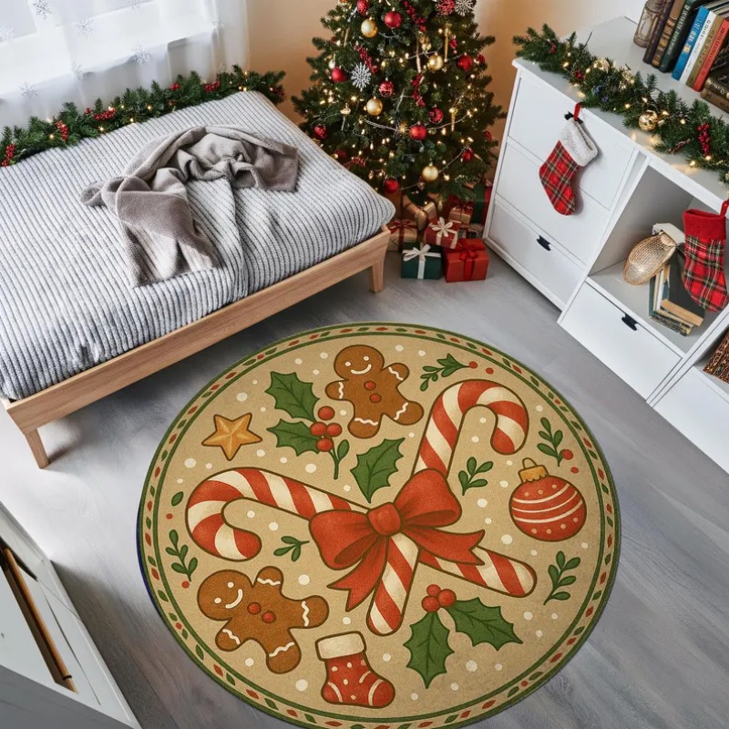3D Christmas Village Rug Winte - Bathroom Lighting Decor Ideas のレビューと価格