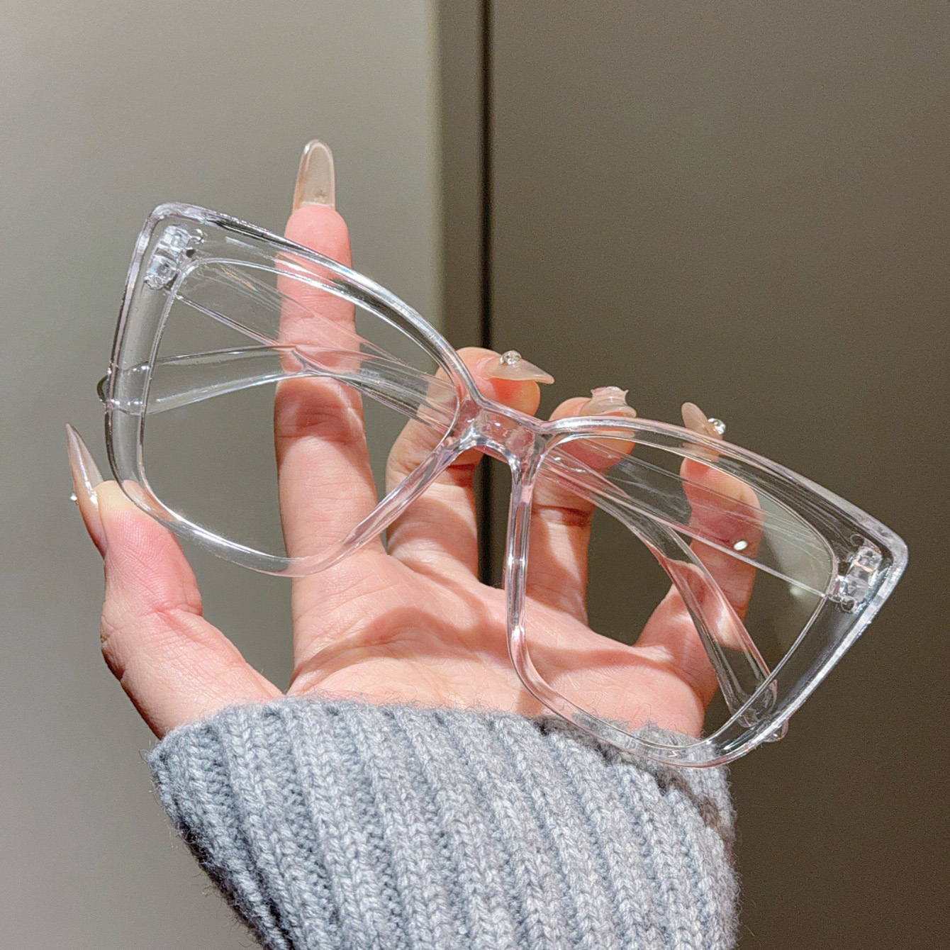 Large Frame Glasses Ultra-Ligh - Lighting Visual のレビューと価格