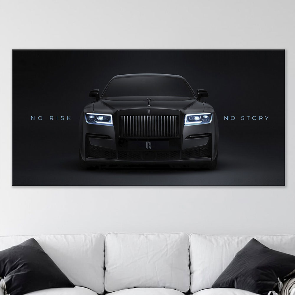 Black Car Canvas Painting Prin - Lighting Mcqueen Wall Decor のレビューと価格