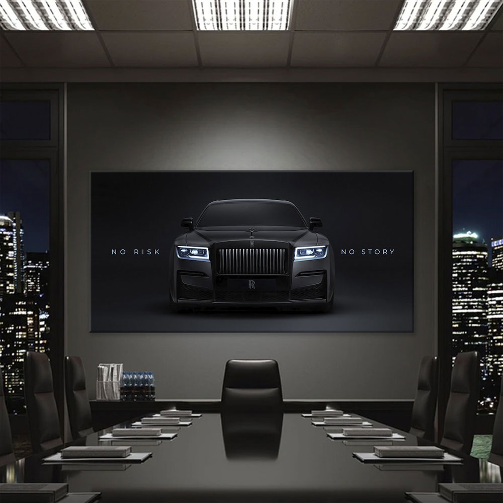 Black Car Canvas Painting Prin - Lighting Mcqueen Wall Decor のレビューと価格
