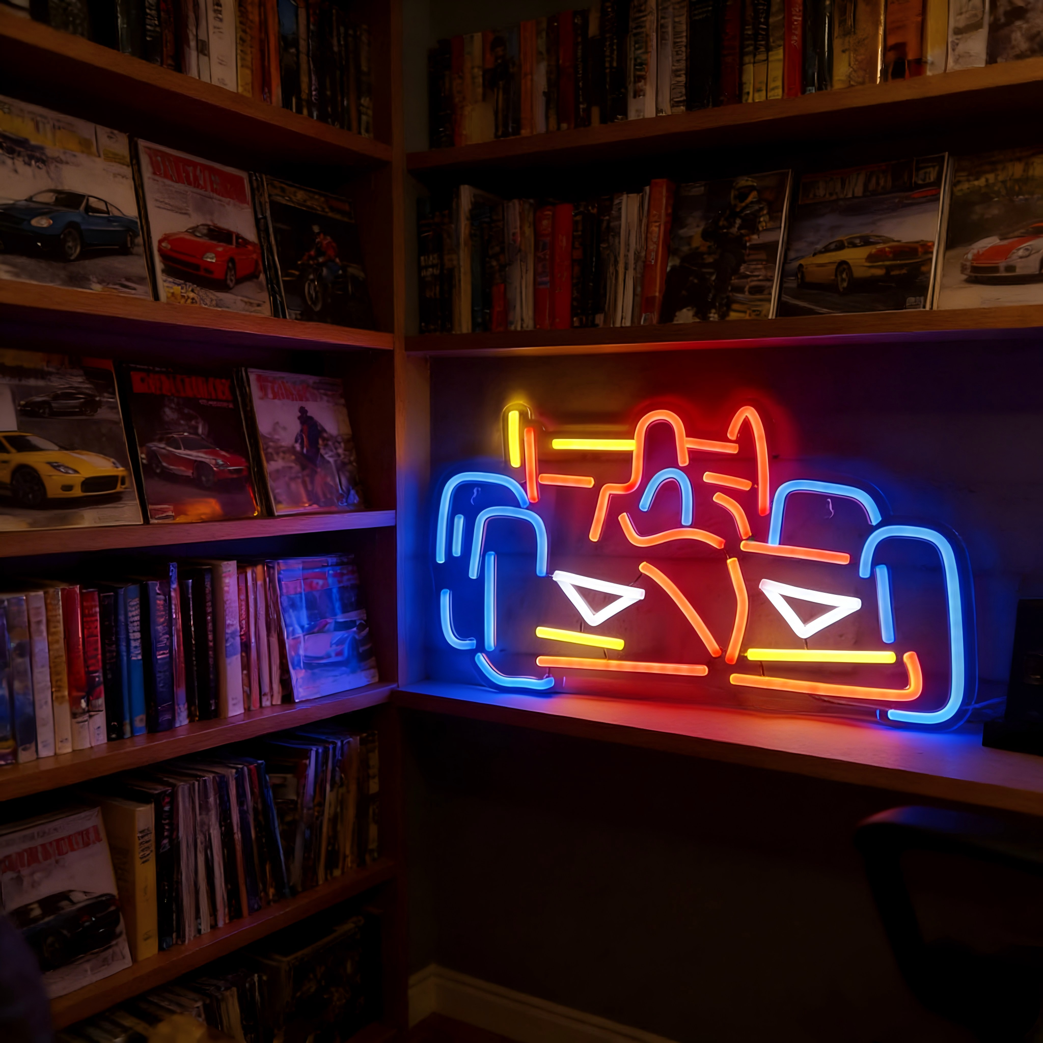 Formula Cars Neon Signs Go Kar - Decor Kart Lighting のレビューと価格