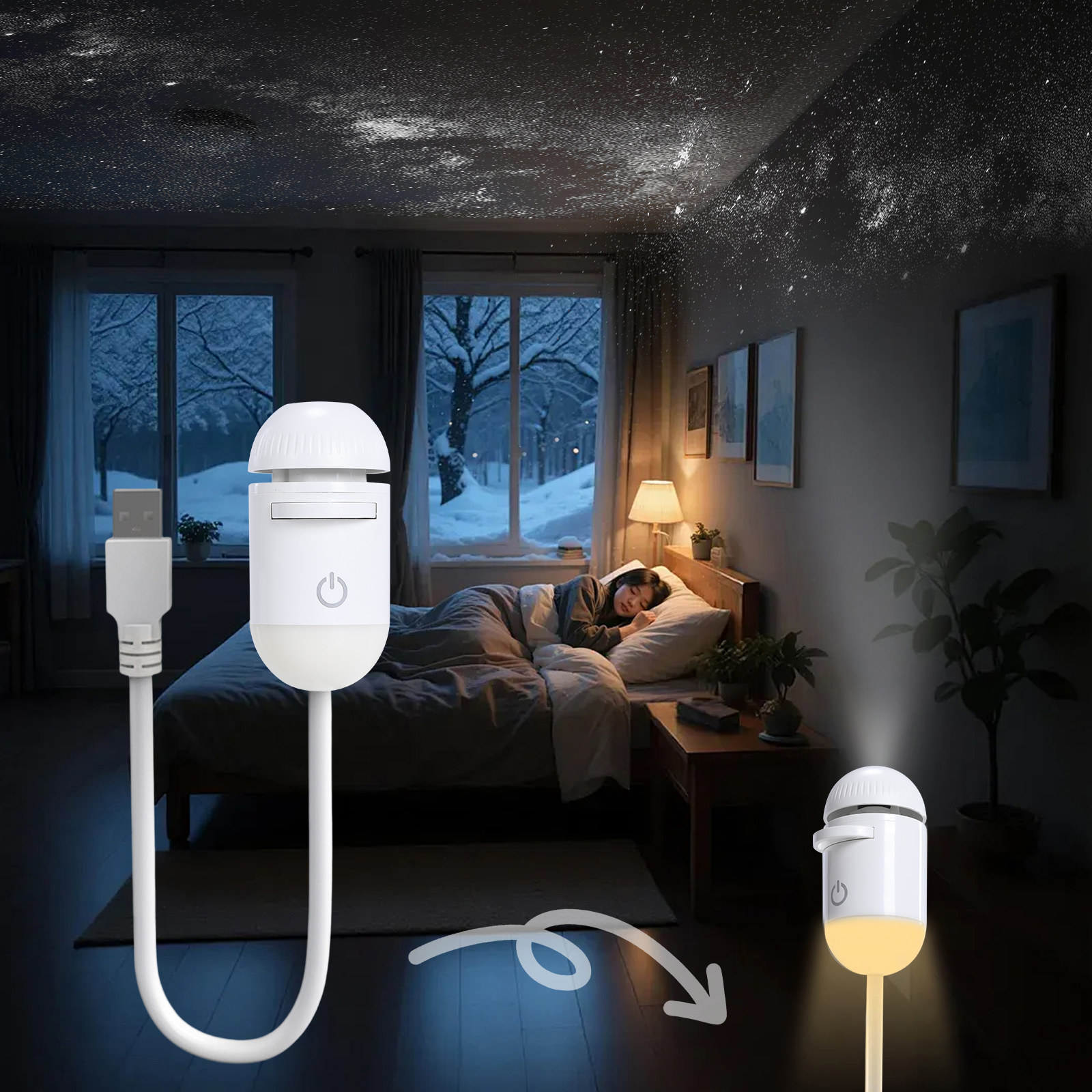 Galaxy Star Projector Night Li - Star Projector Night のレビューと価格