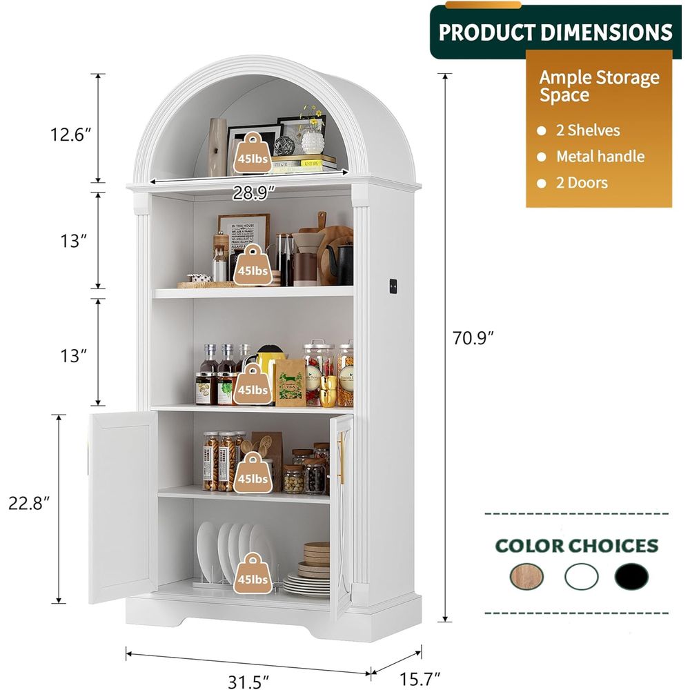 71 High Arched Kitchen Pantry  - Lighting & Home Decor Studio のレビューと価格