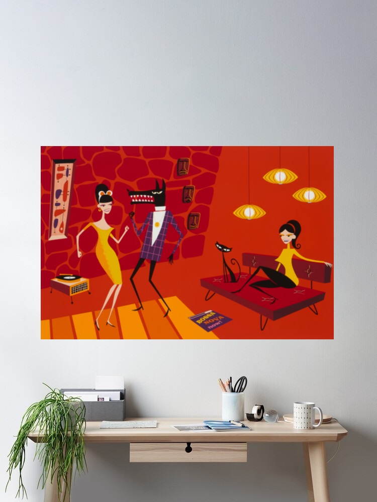 Josh Agle Bossa Nova Now Photo - Nova Decor & Lighting Julestjerne のレビューと価格