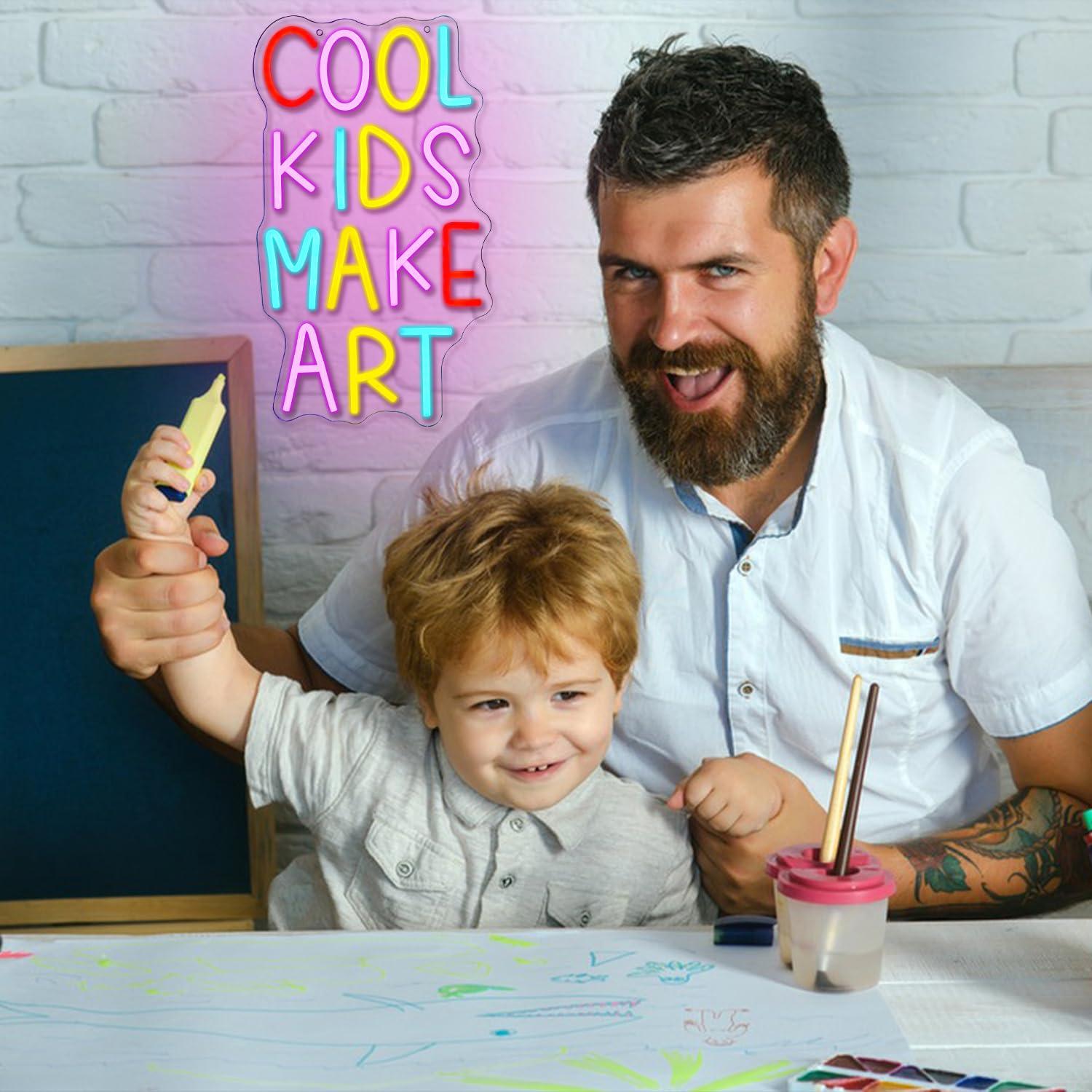 Cool Kids Make Art Neon Sign U - Lighting Decoration In Bedroom のレビューと価格