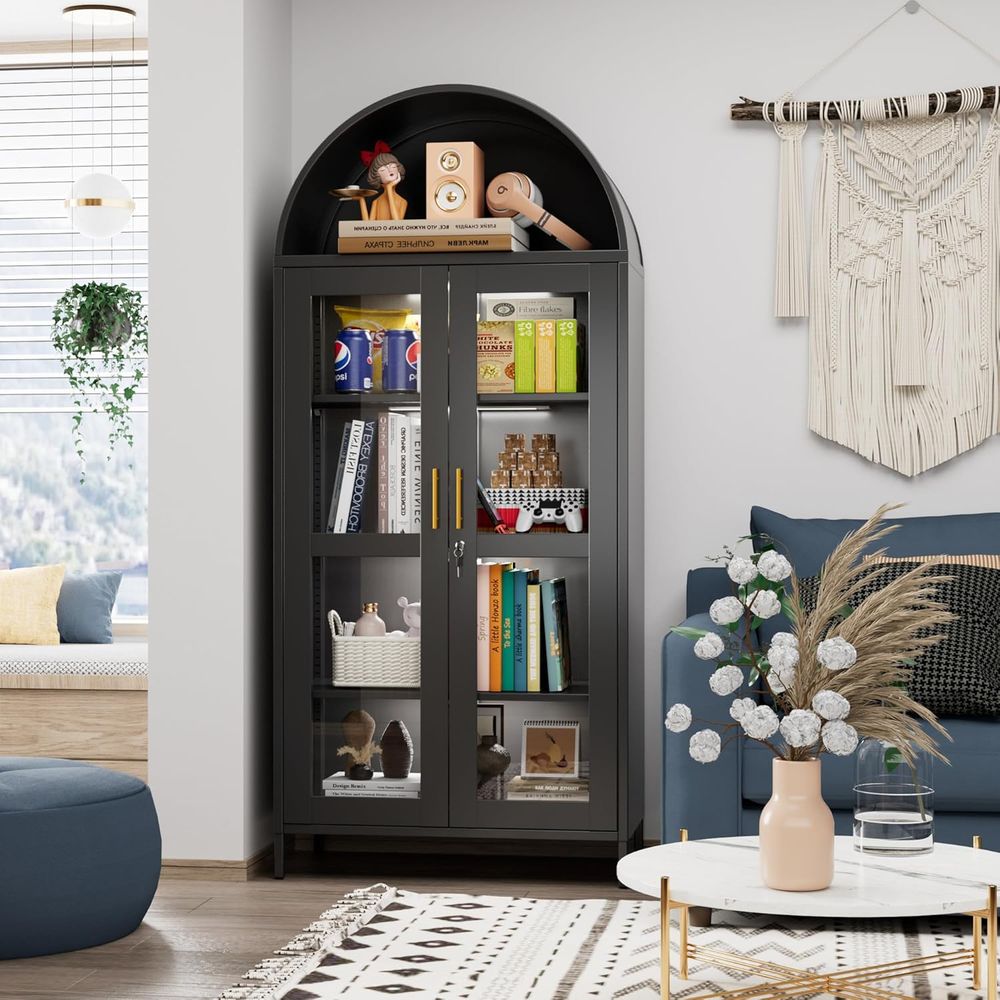 78.74 Tall Metal Arched Cabine - Lighting & Home Decor Studio のレビューと価格