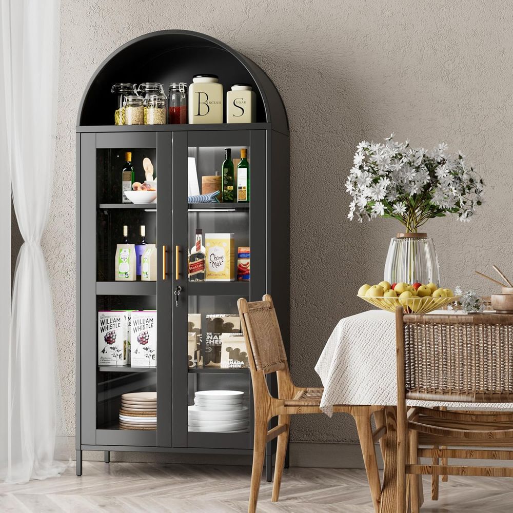 78.74 Tall Metal Arched Cabine - Lighting & Home Decor Studio のレビューと価格