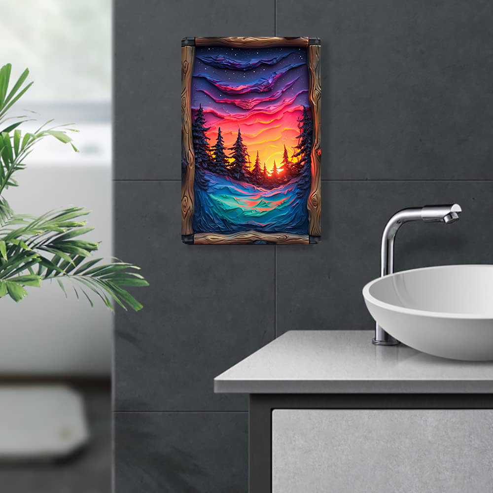 Northern Lights Art Piece, Met - Bathroom Lighting Decor Ideas のレビューと価格
