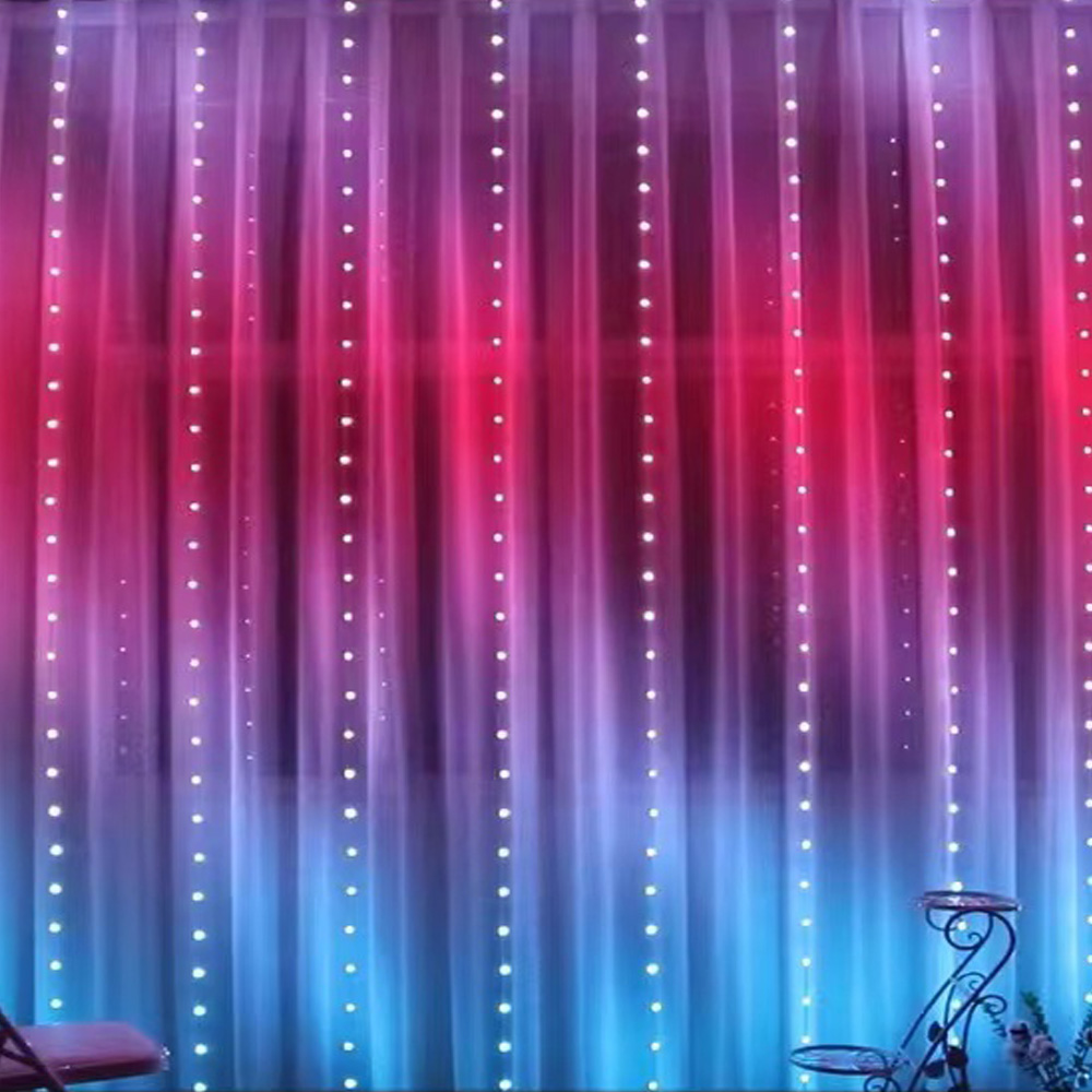 3M RGB Smart LED Curtain Light - Lighting Decoration In Bedroom のレビューと価格