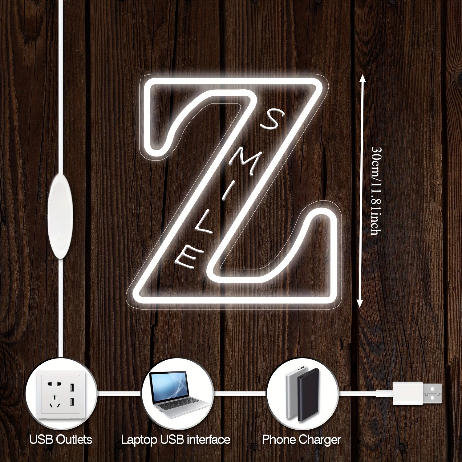 Custom 26 Letters 3D Embossed  - Lighting Christmas Decor のレビューと価格