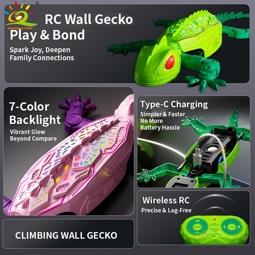 RC Electric Gecko Toy  Feature - Gecko Lighting & Decor のレビューと価格