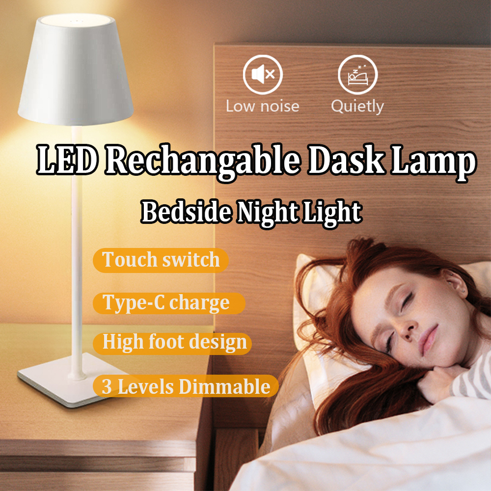 LED Rechargeable Desk Light Wi - Lighting Decoration In Bedroom のレビューと価格