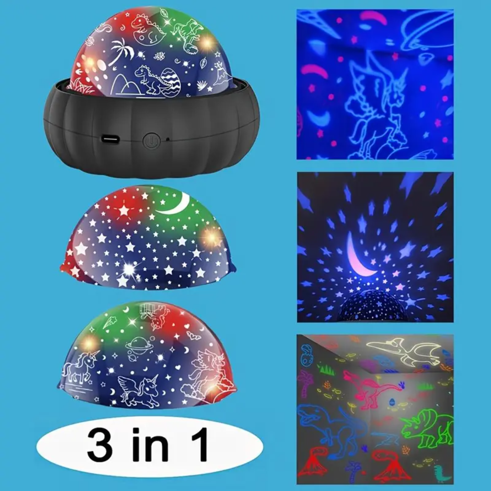 4-Color Options 3-in-1 Star Pr - Star Projector Night のレビューと価格