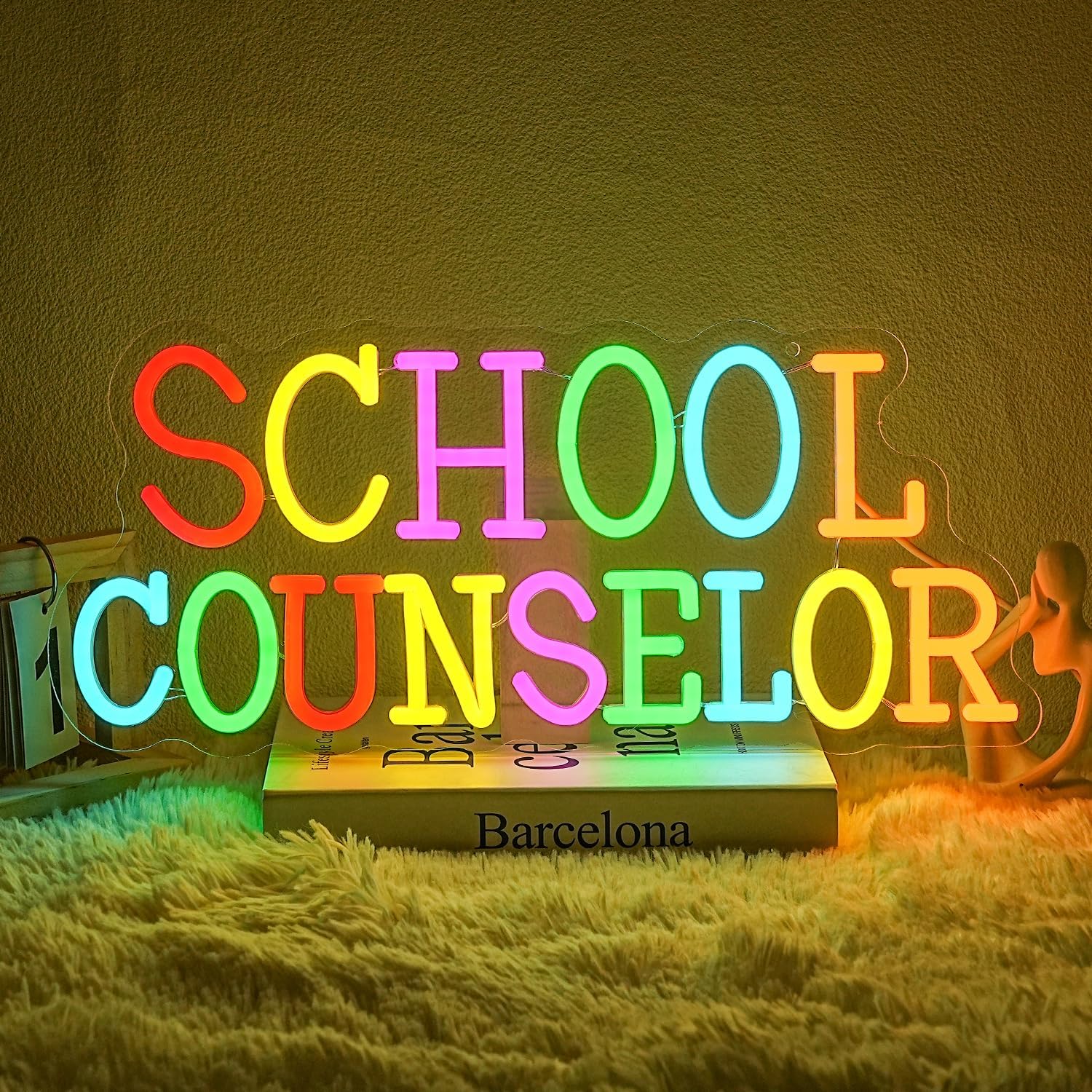 School Counselor Neon Sign Art - Lighting Decoration In Bedroom のレビューと価格