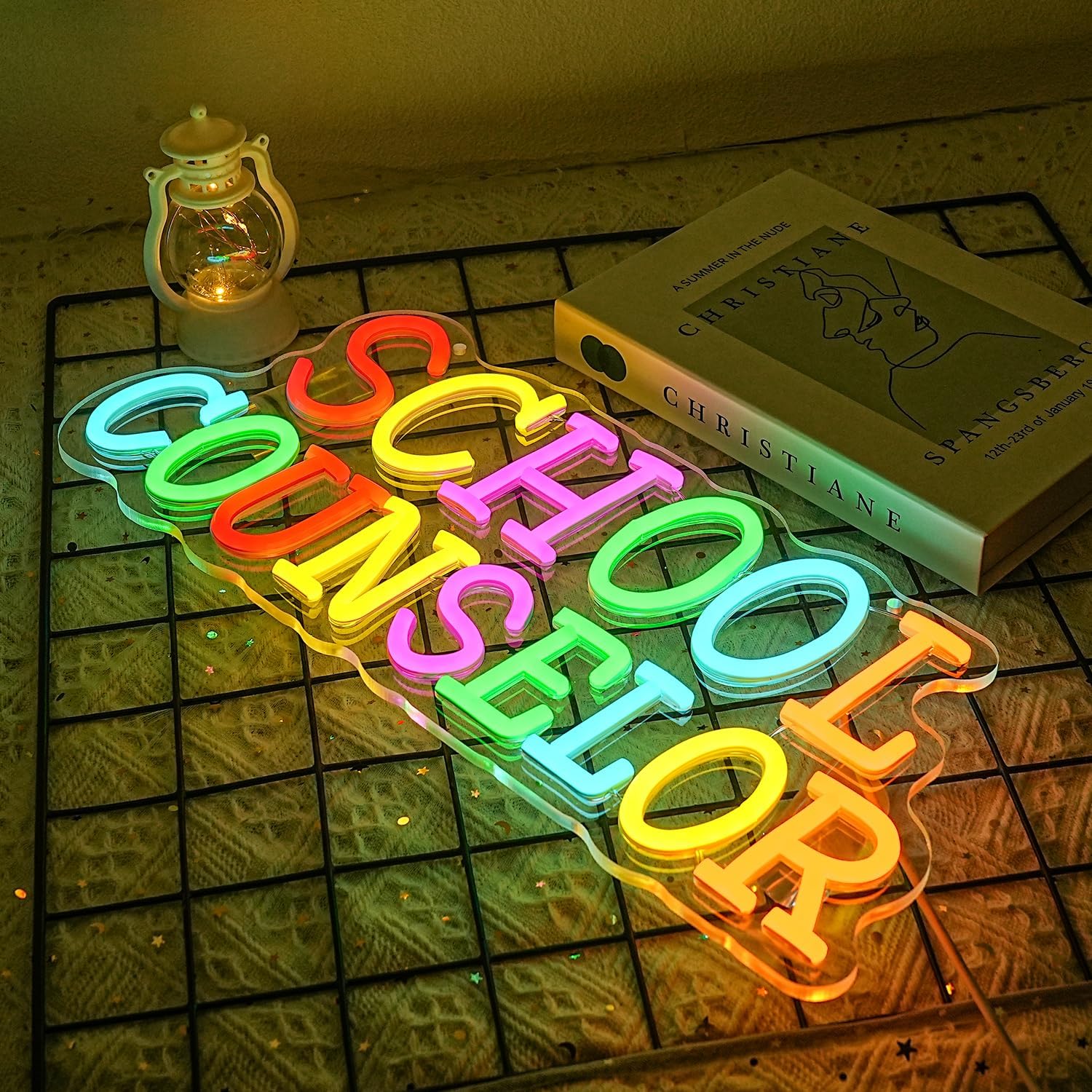 School Counselor Neon Sign Art - Lighting Decoration In Bedroom のレビューと価格